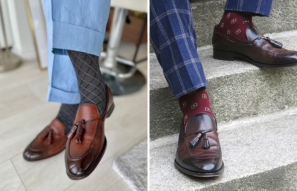 Should men wear loafers without socks?
