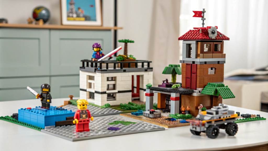 Recreating Fortnite Battle Royale Locations with LEGO